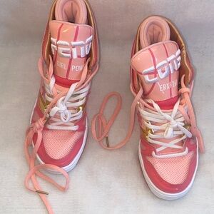 Converse Women's Sneakers in Pink and Gold